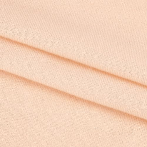 FINGERINSPIRE Hautfarbener Stoff 1x1.5 m Papayafarbener Hautstoff Für Puppen In Peitschenfarbe Gebürsteter Polyesterstoff Für Puppen Hautfarbener Stoff DIY Gesicht Und Körper Puppenherstellung