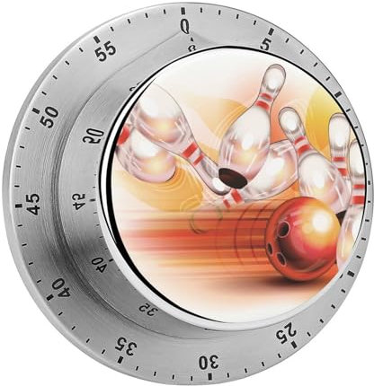 Magnetischer Countdown Bowling Küchentimer Stoppuhr Timer Kurzzeitwecker Für Kochen Backen Küche 8cm