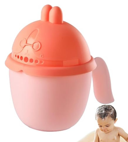 Baby-Haarwaschbecher – Bade-Spülbecher, Wasserausgießbecher für Kinder | Geschenk zur Babyparty, Design mit weichem Rand, einfach zu verwendender Haarspülbecher für Säuglinge und Kleinkinder