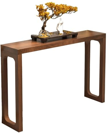 Genérico Consola de Madera Maciza, Rectangular, Estrecha, para recibidor, Moderna, para recibidor, Pasillo, Sala de Estar, vestíbulo, Pasillo, fácil Montaje (100 cm/39,4 Pulgadas)