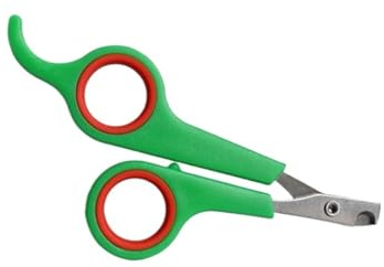 Multicolor Pet Nail Clippers Scissors Claw Cutter Grooming Trim Trimmers Toe Care(Green and Red)