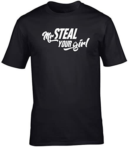 Hippowarehouse Mr Steal Your Girl Unisex Short Sleeve t-Shirt (Specific Size Guide in Description) Black