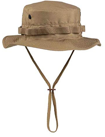 Mil-Tec US GI Dschungelhut One Size • Tropenhut Herren aus Ripstop-Gewebe mit Belüftung & Kinnriemen • Ideal als Buschhut, Outdoor Wanderhut, Safari Hut, Sonnenhut • In Mehreren Farben & Tarnmustern