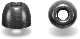 Cambridge Audio Melomania M100 Ersatz-Ohrstöpsel aus Silikon und Schaumstoff – Schwarz (Kleiner Schaum)
