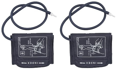 Manguito de Presión Arterial, 2 Unidades de Manguito de Presión Arterial para Niños, Manguito de Repuesto para la Parte Superior del Brazo, Accesorio Ajustable de 6,7 a 8,7