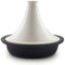 La Fonderie 1890 Tajine de hierro fundido esmaltado ASILAH, Tazón de hierro fundido, Tapa de hierro fundido esmaltado, Tajines y cuscús, Capacidad 2,5 L, Beige