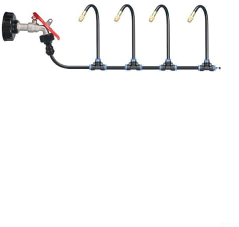 Kit de nebulización de jardín, dispositivo de riego automático, kit de jardín, dispositivo de riego automático, accesorios de riego por aspersor ajustable, conectores (15 m)