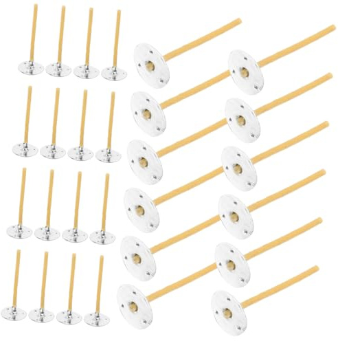 Gadpiparty 100piezas Mecha De Vela para Fabricación Mechas De Repuesto Trenzadas Fibra para Velas Perfumadas DIY y Manualidades