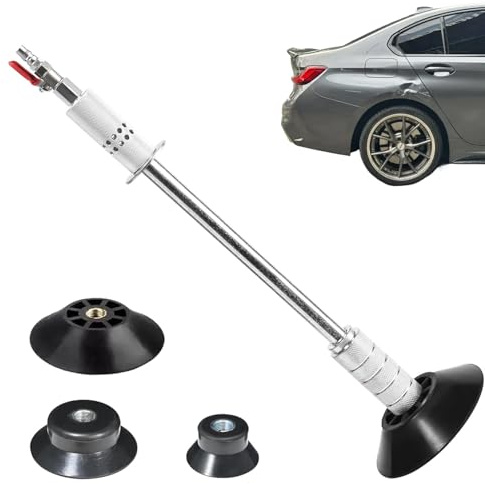 Kit pneumatico per estrattore di ammaccature, martello scorrevole a tazza, strumento di riparazione per ammaccature auto, kit di riparazione pesante per ammaccature della carrozzeria dell'auto, 3