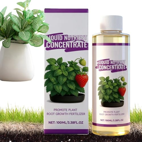 Dottduya Fertilizzante Liquido per Piante - 100ml Prodotti Naturali - Fertilizzante Liquido Per Piante - Per La Crescita Di Ortaggi Frutta Giardinaggio Fiori Propagazione Da Appartamento