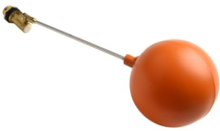 FUANA Float Valve Switch Tank Level Controller with Float Ball for /2 Tanks, Stainless Steel Copper PTFE PVC, 110mm Ball, 210mm Rod Door Lock