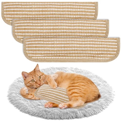 VAVPUP 3 giocattoli di erba gatta con erba gatta 32 x 9 cm, cuscino interattivo per gatti domestici e gattini, ideale per giochi e graffi (stile 1,3 pezzi)