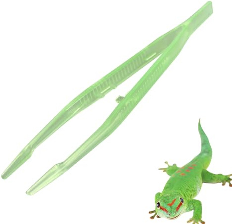 Lång foderpincett – ergonomisk utfodringsverktyg, exakt foderdispenser, husdjursvårdsutrustning, 30 cm , lysande tång, reptil mattång för ormmar, ödlor, F