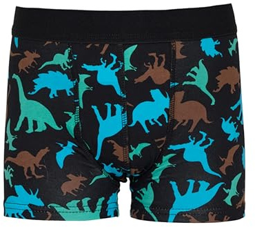 Dry & Cool Jungen Inkontinenz Slip DINO (80 ml), ab 4 Jahren | Wiederverwendbare & Waschbare Unterwäsche, Für leichte Tagesunfälle, Kein Windelersatz, Diskret wie normale Unterwäsche