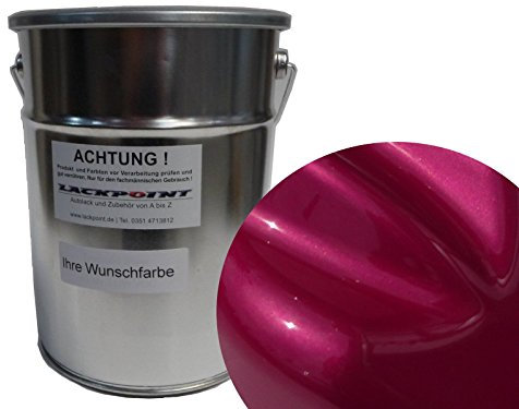 0,5 Liter Spritzfertigen Basislack Candy Pink Metallic Autolack Tuning Trendlack