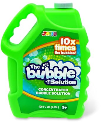JOYIN 100 Oz Concentrated Bubble Solution (up to 8 Gallon) for Large Party in Summer Celebrations, Party Favor, Bubble Summer Toy, Classroom Prizes, Easter (Green)