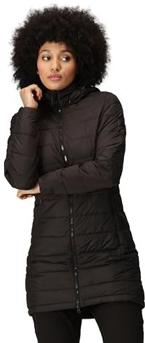 Regatta Chaqueta acolchada acolchada con aislamiento Starler para mujer con capucha desmontable, repelente al agua y altamente aislante, perfecta para actividades al aire libre