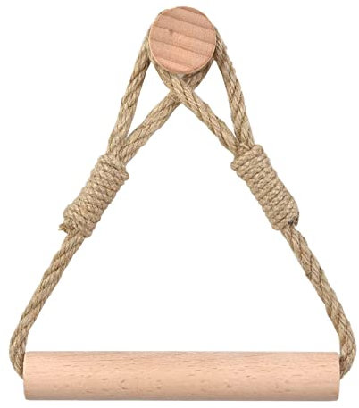siismi Support de Rouleau de Serviette Toilette,Porte-Serviette en Corde de Chanvre,Auto-adhésif Porte Papier Toilette,pour la Décoration de la Cuisine de la Salle de Bain