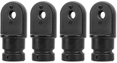 Keenso 4 Stück Bimini Top Fitting Nylon Eye End Top Bimini Top Hardware Abdeckkappe für Marineboote (3/4) Hardware für die Schifffahrt