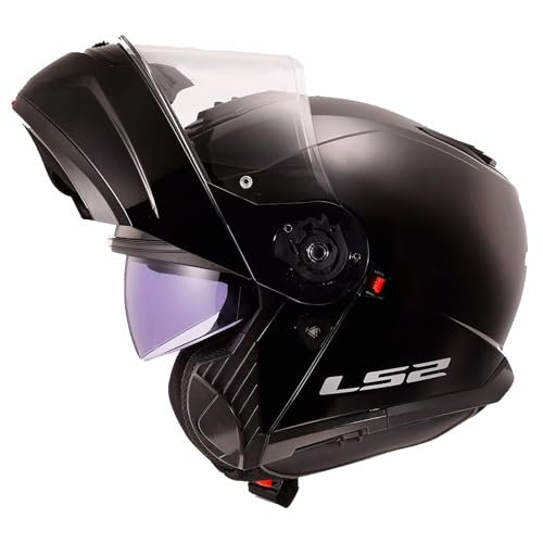 LS2, Casco Moto Modulare STROBE II Matt Black, XXL