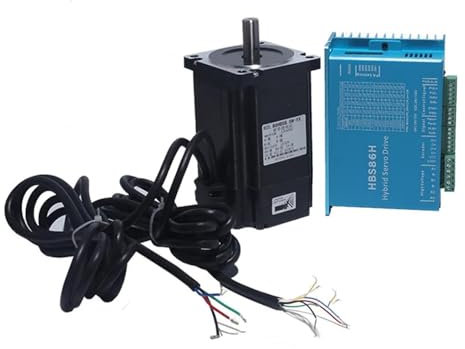 BIRXPMOS 5Nm NEMA 34 Closed Loop Stepper Electronic Starter servo Stepper 86mm with Matching Closed Loop Driver HBS86H SUNCENYIN