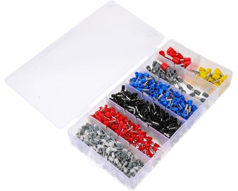 Anneome 1200pcs Terminal Connectors Wire Connectors Insulated Wire Terminals Kit
