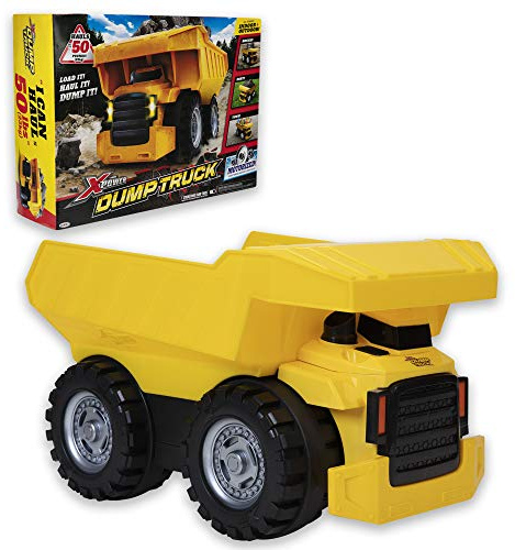 Xtreme Power Dump Truck - Motorized Extreme Construction Vehicle Truck for Boys & Kids Who Love Building Toys – Load Up Dirt, Toys, Wood, Rocks – Indoor & Outdoor Play – Spring Summer Fall Winter
