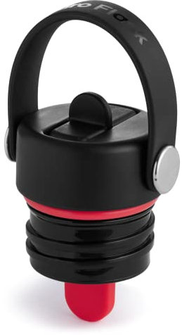 Hydro Flask - Flex Straw Cap for Standard Mouth - Leakproof - Honeycomb Insulated Cap with Flex Strap for Easy Carrying - Dishwasher Safe - Black
