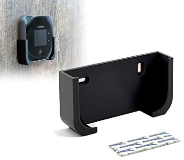 Printari Wandhalterung für Netgear Nighthawk M6 (MR6150) & M6 Pro (MR6450) 5G Router/Hotspot – passgenau, hitzebeständiges ABS – Montage mit Klebestreifen (TESA Powerstrip) – ideal für Wohnmobil