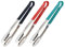 Relaxdays Pince à Barbecue, Lot de 3, Acier Inoxydable, Manche antidérapant, 40 cm de Long, Cuisine, grillades, coloré
