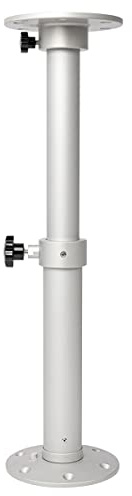 Verstellbares Tischbein, Wohnmobil Caravan Tischhalterung Standfuß 450-700Mm 360 ° Drehbar, RV Tischbein Teleskop Abnehmbare für Wohnmobil/Wohnwagen/Yacht/Camping/Boot/Baldachin/Balkon/Familie