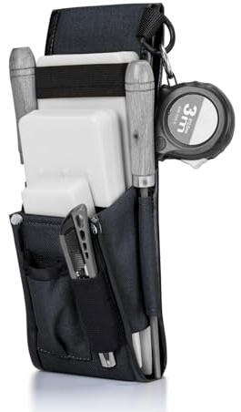 YARDMARIS Keiltasche Forst & Fällkeil Tasche – Robuste Holzfällertasche mit verstellbarem Gürtel für Alu- und Kunststoffkeile – Praktisches Forst Zubehör zum Fällen von Bäumen