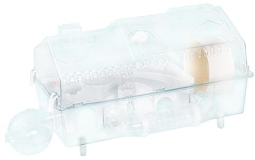 Sharplace Hamsterkäfig Villa Belüftung Kreativer großer transparenter Kleintierkäfig Hamsterlebensraum für Meerschweinchen Mäuse Ratten Rennmäuse, Weiß