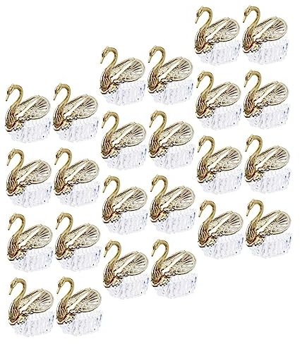 Ipetboom 24stücke Teiliges Goldene Hochzeits-süßigkeitenboxen Im Europäischen Stil Dekorative Geschenkbewahrung Für Hochzeiten Taufen Und Feiern Für Pralinen Bonbons Und Kleine