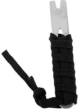 Multi Tool Pocket Mini Crank Crowbar Pry Bar Keychain Survival Scraper Black