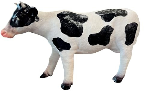 SoftArk Replicas – ko från Deluxebase. Stora realistiska djurfigurer, mjuka miljövänliga barnleksaker, jumbo lantbruksdjur leksak för fantasifull lek.