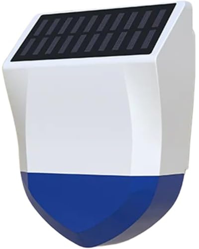 Alarma inteligente para exteriores con sonido y luz, compatible con las tecnologías Tuya Smart y ZigBee, adecuado para sistemas domésticos inteligentes, 1 unidad