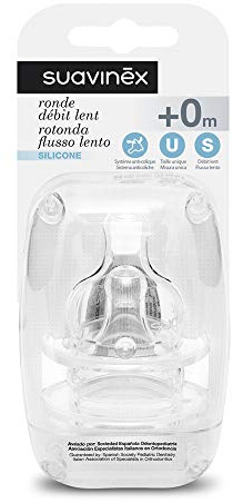 Suavinex 8426420028592 Tettarella in Silicone Flusso Lento