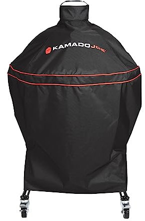 KamadoJoe Série Big Joe BJ-GC23BWFS Housse de Barbecue en Polyester Durable avec Boucle réglable, imperméable, Noir, 61 cm