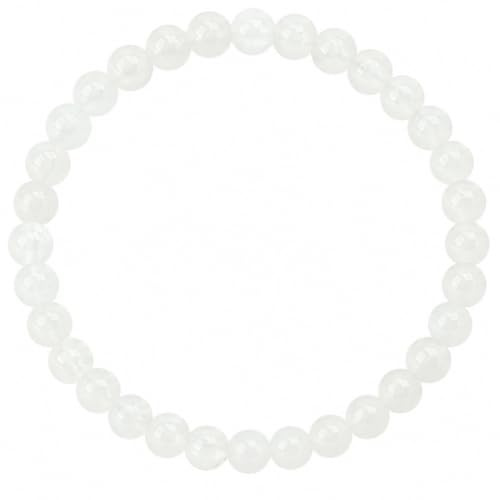 ELEDORO Edelsteinarmband für Damen 6 mm | ELEDORO, kleine deutsche Schmuckmarke: handgefertigtes 6-mm-Edelsteinarmband für Yoga, Meditation und Achtsamkeit