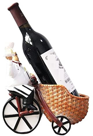 Porte Bouteille Range Bouteille Porte-bouteille De Vin Décoratif En Résine De Chef Cuisinier Porte-bouteille De Nouveauté Debout Pour Les Décorations Pour La Maison Porte Bouteilles Casier à Bouteille