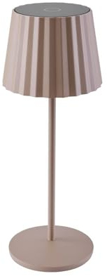 Lindby Dimmbare LED Akku Tischlampe kabellos mit Touchsensor, aufladbare tragbare Tischleuchte für innen außen Outdoor IP54 Lampe Garten