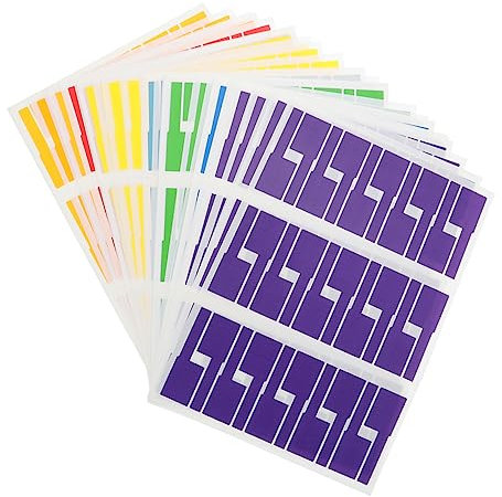 UPKOCH 20 Blätter Kabeletikett kabelbeschriftung kabelmarker Ethernet-Kabel Etiketten für USB-Kabel Kabelmanagement-Tags Tags für Kabelmanagement Aufkleber Stromkabel a4