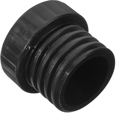 HOMSFOU Bouchon de Sécurité Installation Facile Noir en Plastique Cache-prises Fiable pour Douille de Lumière pour Usage Intérieur et Extérieur