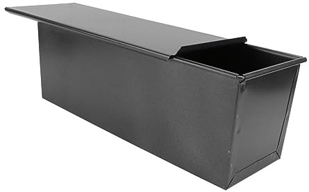 Hoement Non-Stick Toast Baking Mold Lid 900g Capacity Sturdy Bakeware for Bread and Cake for Home Baking