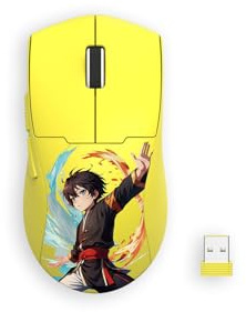 Redragon M918AK 3-Mode Wireless Gaming Mouse, 55G Lightweight 26K DPI Mouse w/Ergonomic Natural Grip Build, Full Programmable Buttons, Software Supports DIY Keybinds & DPI