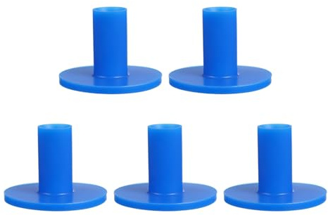 PATIKIL 5er-Pack 1,65 Zoll Gummigolftees Driving Range Tee Blau | hohe Übungstraining, stabiler Ballhalter, für den Einsatz im Freien und drinnen, auf dem Hitting Mat Backyard