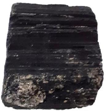 Schwarzer Turmalin Kristall | Schörl Turmalin Stein | Edelstein Schutzstein (180-210)