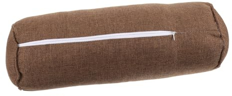 Alipis Coussin Yoga Cylindrique en Coton et Lin pour Débutants, Oreiller Décoratif Multifonctionnel Maison, comme Coussin Ergonomique Lombaire ou Repose-dos