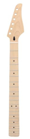 Asixxsix Gitarrenhals, 22 Bünde, Ahorn-Griffbrett, Dual-Action-Halsstab, Halsstab für E-Gitarre, Telecaster-Hals mit 42-mm-Knochensattel für Ersatzteile Im ST-Stil